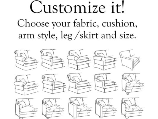 customize your sofa or sectional