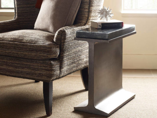 i-beam chairside table