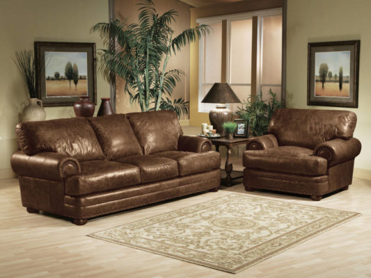 dallas leather sofa
