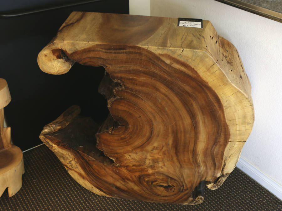 Tropical wood console table