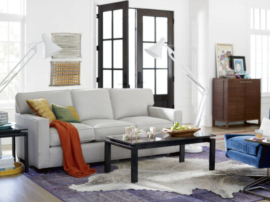 7500 square arm sofa - available from wholesale design warehouse