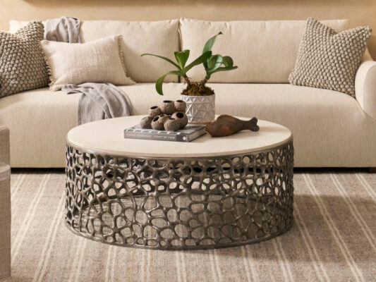 coral cocktail table - available from wholesale design warehouse